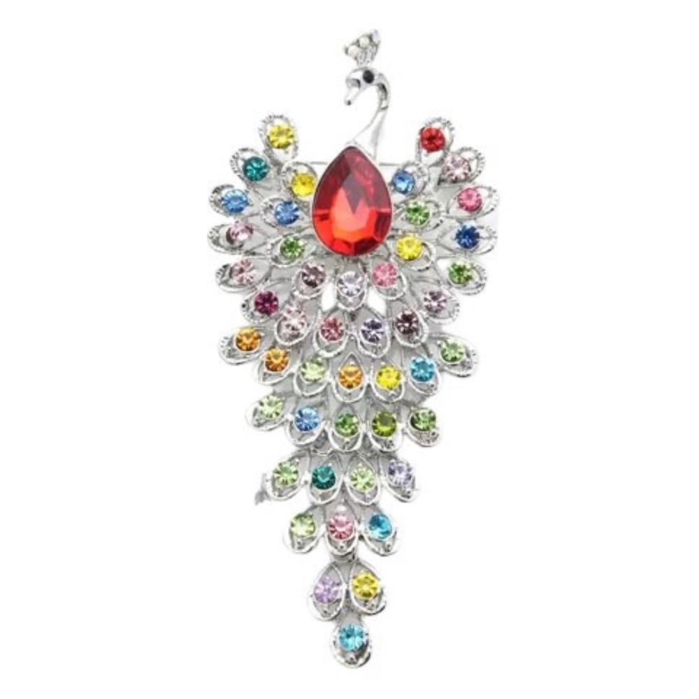 Peacock Brooch pin